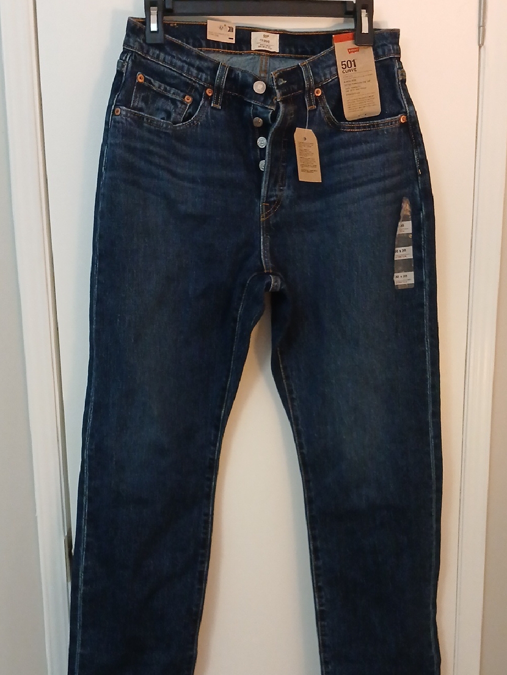 Levi's Women’s 501 C Jeans in Deep Indigo Blue